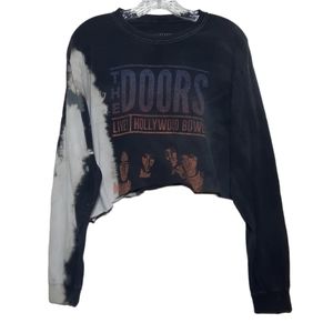 The Doors Cropped Long Sleeve Shirt